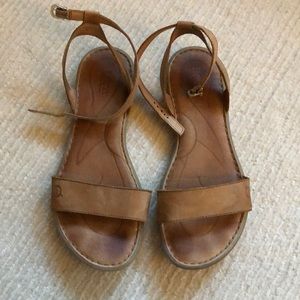 Leather born sandal - size 8
